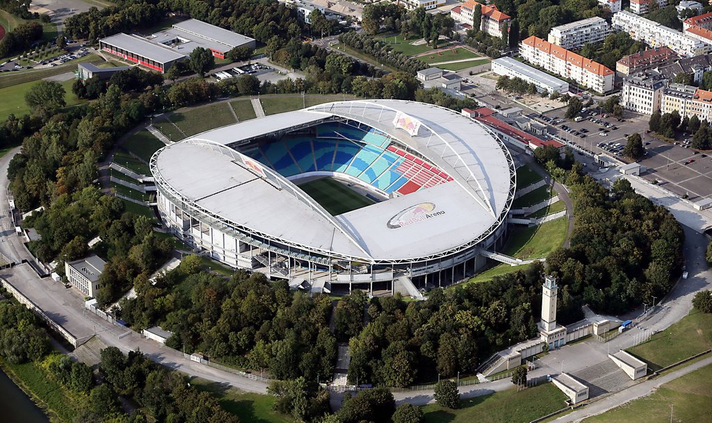 Die Red Bull Arena liegt mitten im Waldstraßenviertel.