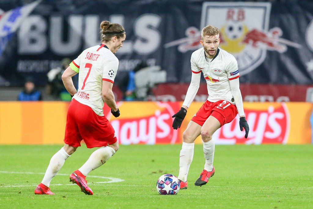 Konrad Laimer und Marcel Sabitzer werden womöglich beide gegen Freiburg ausfallen.