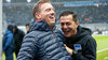 Haben gut lachen - vor dem Spiel: Julian Nagelsmann (l.) und Ante Covic.