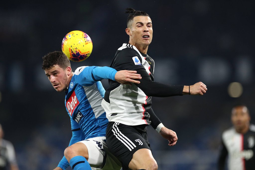 Diego Demme durfte sich mit Cristiano Ronaldo messen.