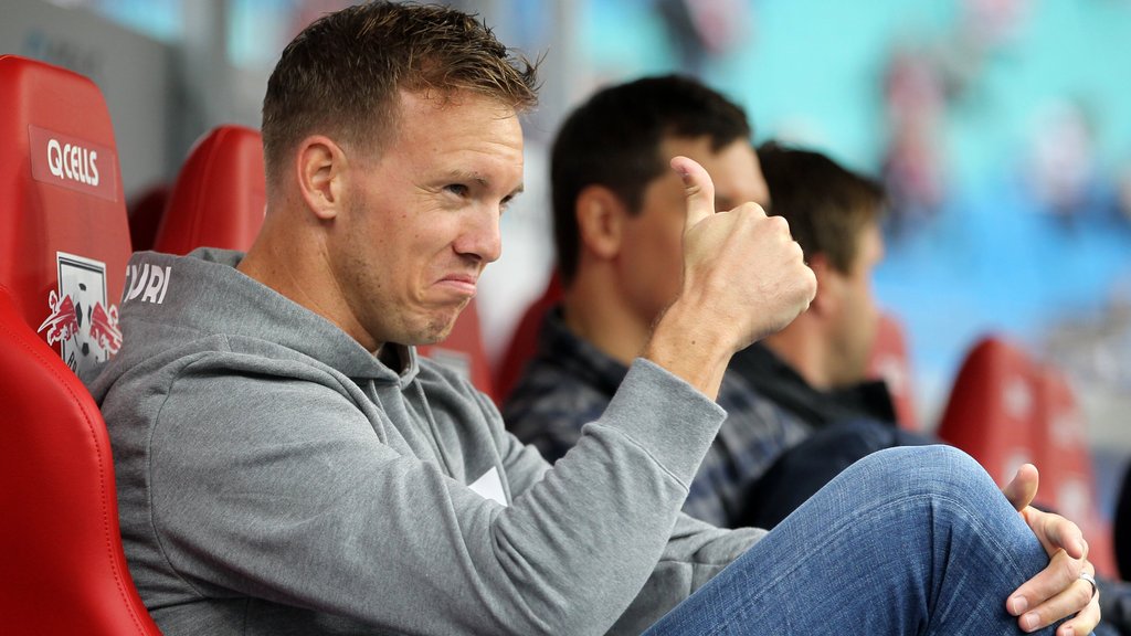 RB Leipzigs Trainer Julian Nagelsmann