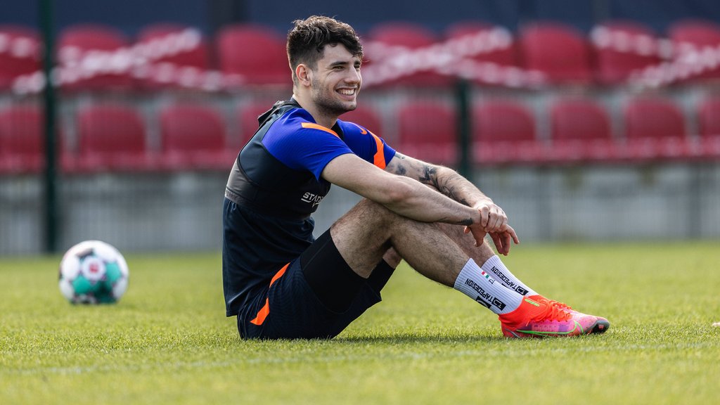 Hat wieder Spaß bei der Arbeit: Dominik Szoboszlai.