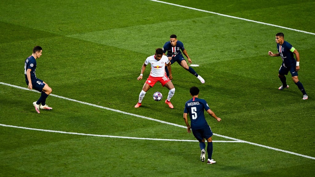 Leipzigs Christopher Nkunku gegen hat schon öfter gegen Ex-Klub Paris gespielt.