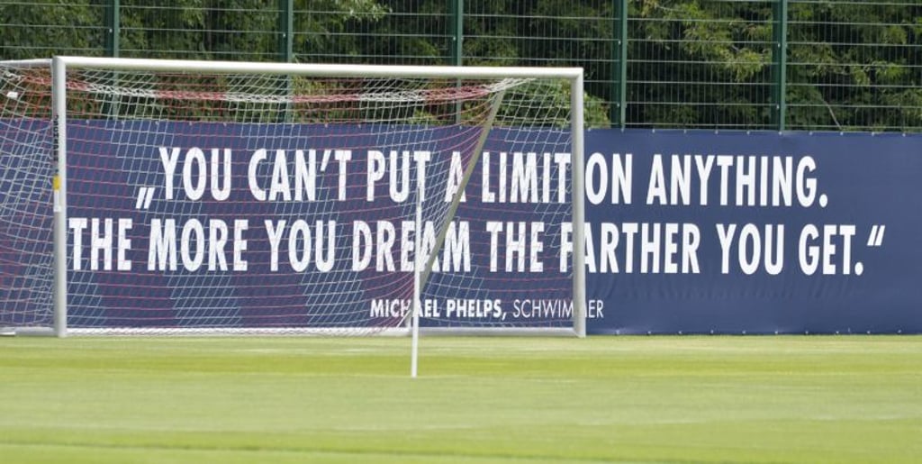 „You cant put a limit on anything. The more you dream, the further you get.“