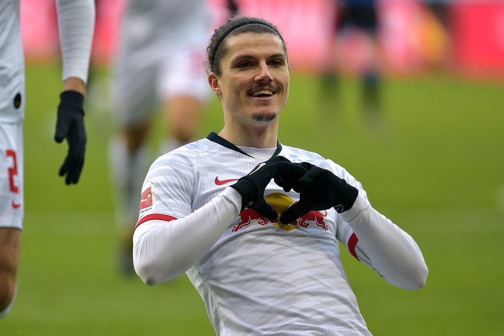 Marcel Sabitzer ist bei RB Leipzig immer mit vollem Herzen bei der Sache.