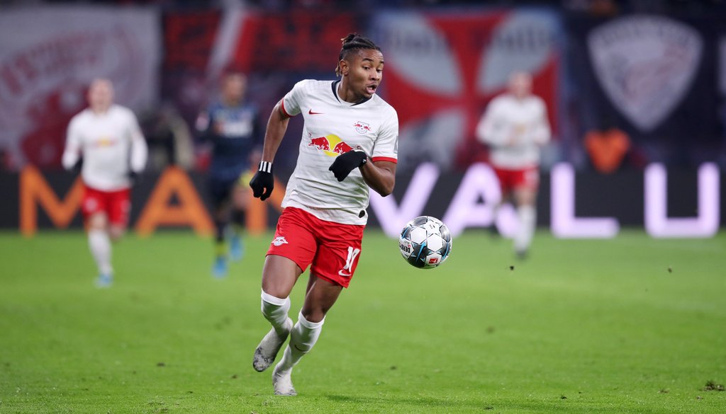Christopher Nkunku hilft RB Leipzig beim .4:1 gegen Köln mit zwei Vorlagen.