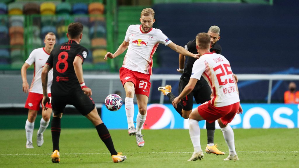 Fällt mit schmerzendem Knie aus: Konrad Laimer.