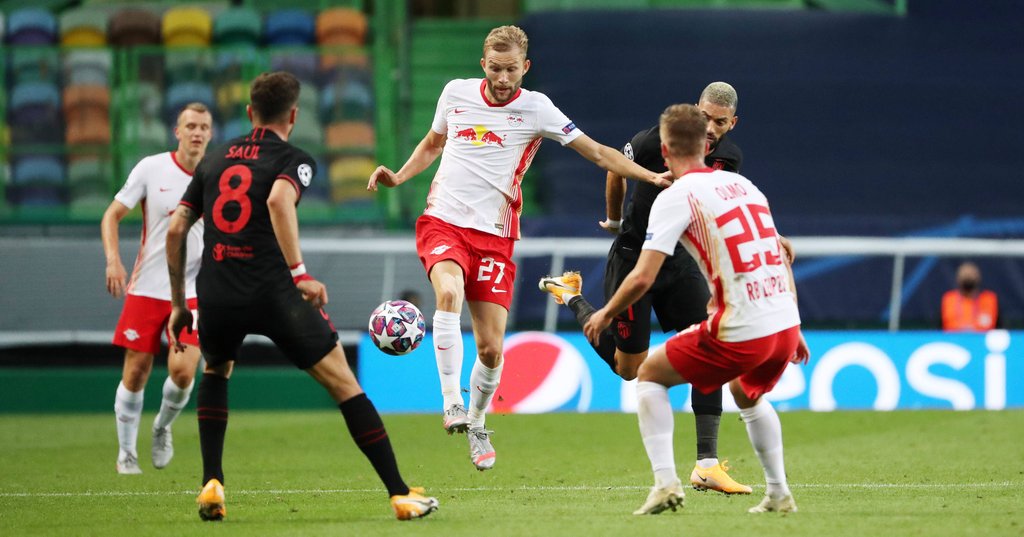 Fällt mit schmerzendem Knie aus: Konrad Laimer.