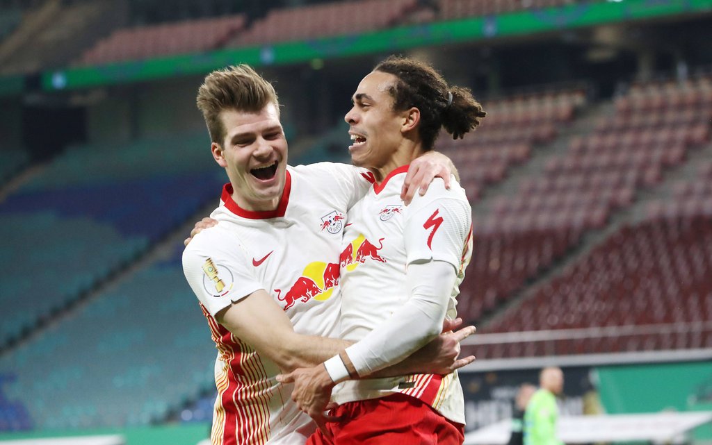 Zusammen in der Startelf: Yussuf Poulsen und Alexander Sörloth.