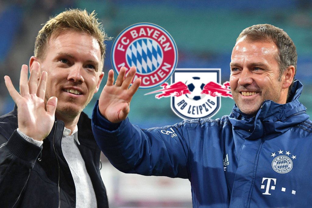 Julian Nagelsmann oder Hansi Flick: Wer winkt am Sonntagabend von der Tabellenspitze?