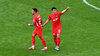 Stehen gegen Union in der Startelf: Justin Kluivert und Hee-chan Hwang (r.)