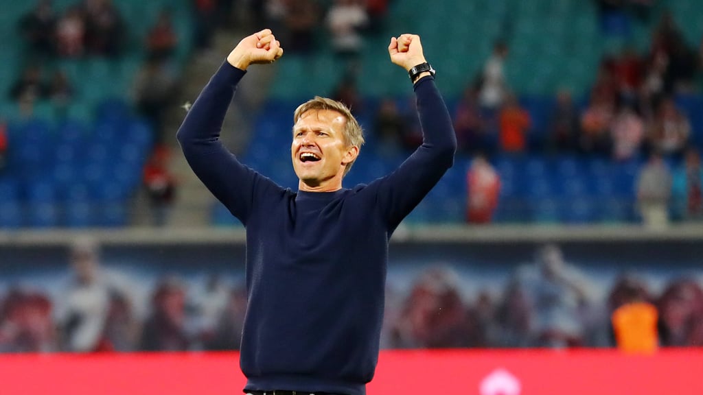 „Wenn wir mit der gleichen Gruppe zusammenbleiben, sind wir auch sehr zufrieden mit unserem Kader”: Jesse Marsch.