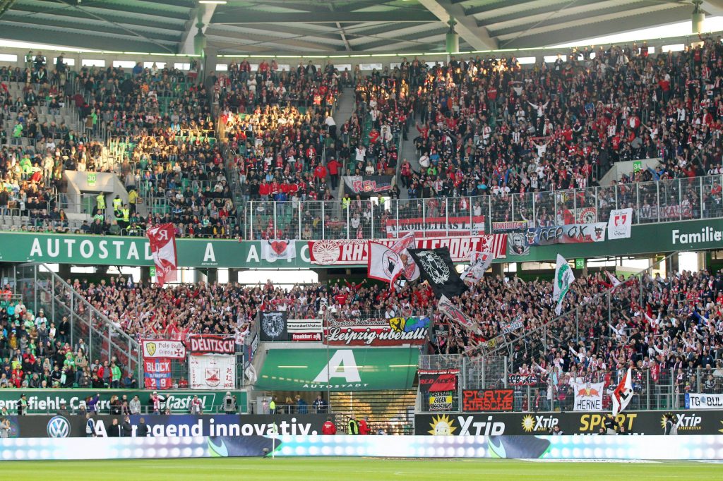 Voller als in Wolfsburg wird der Gästeblock von RB Leipzig in München auf jeden Fall.