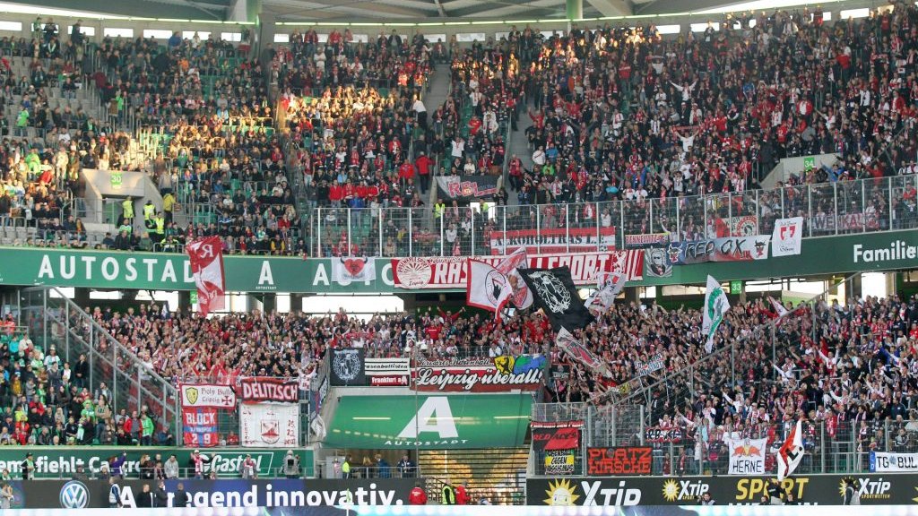 Voller als in Wolfsburg wird der Gästeblock von RB Leipzig in München auf jeden Fall.