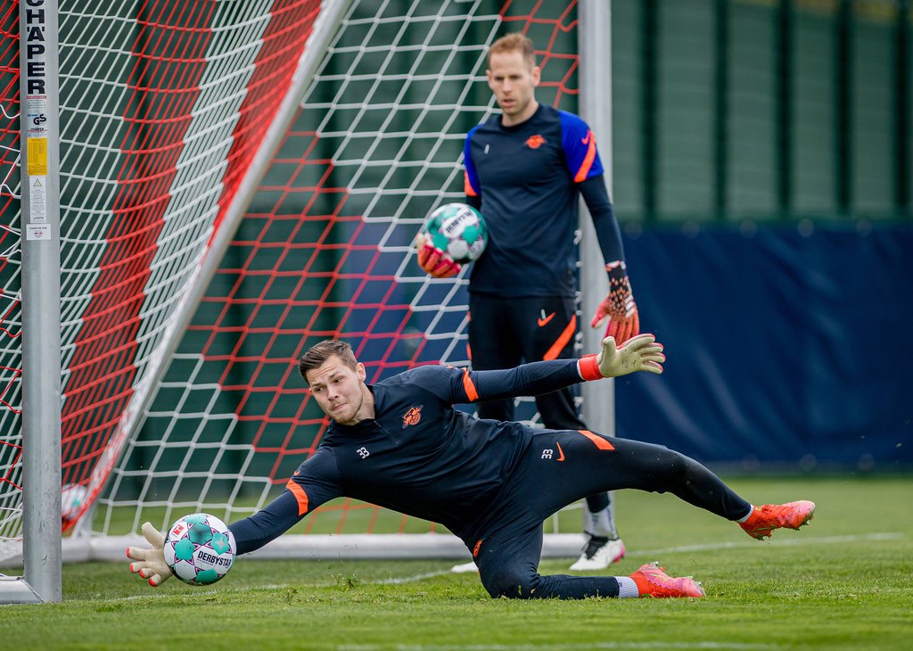 Leipzigs Josep Martinez wird gegen Union Berlin das Tor hüten.