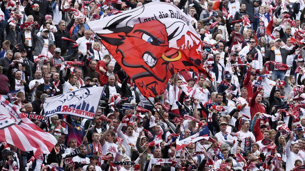 Fans von RB Leipzig beim Pokalfinale 2019