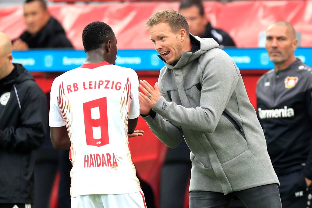 Julian Nagelsmann hat vor allem bei Amadou Haidara und Emil Forsberg eine Entwicklung beobachtet.