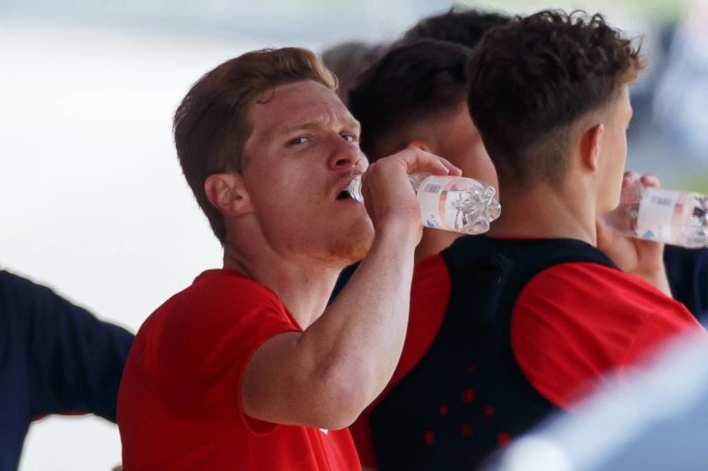 Marcel Halstenberg muss sich derzeit durch anspruchsvolle Einheiten kämpfen.