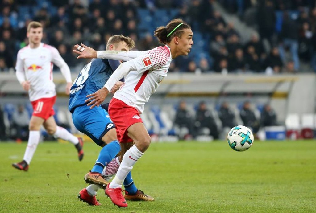 Wenn es um Ballsicherung und Zweikämpfe geht, ist Yussuf Poulsen immer mittendrin.