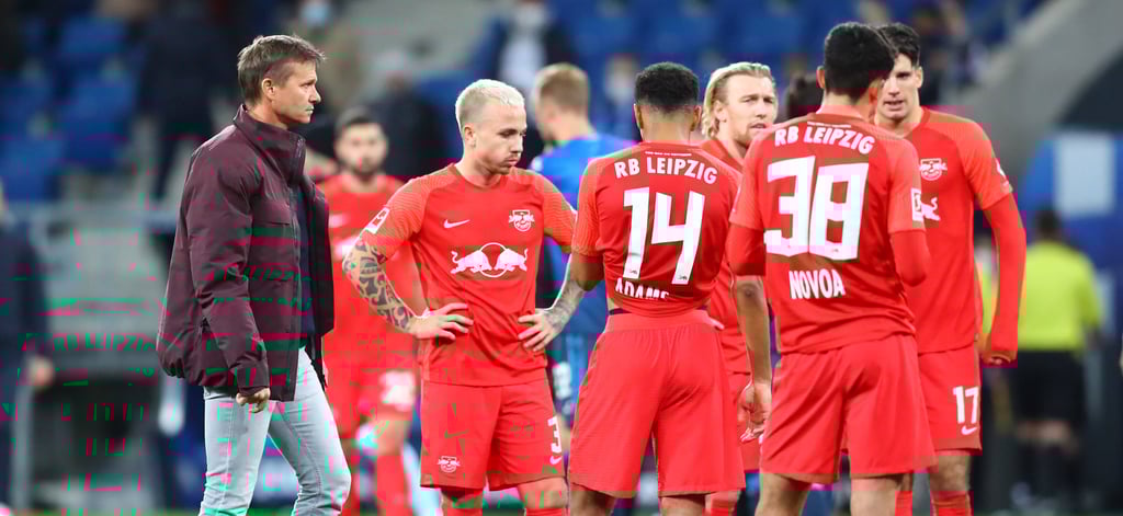 Negativ-rekordverdächtige Werte: RB Leipzig blamiert sich bei Hoffenheim.