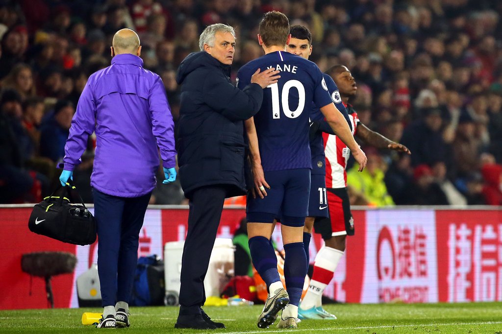 Harry Kane musste gegen Southampton vom Platz.