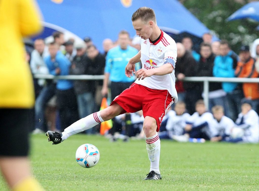 Erik Majetschak von RB Leipzig ist Kapitän der deutschen U17 bei der Europameisterschaft.
