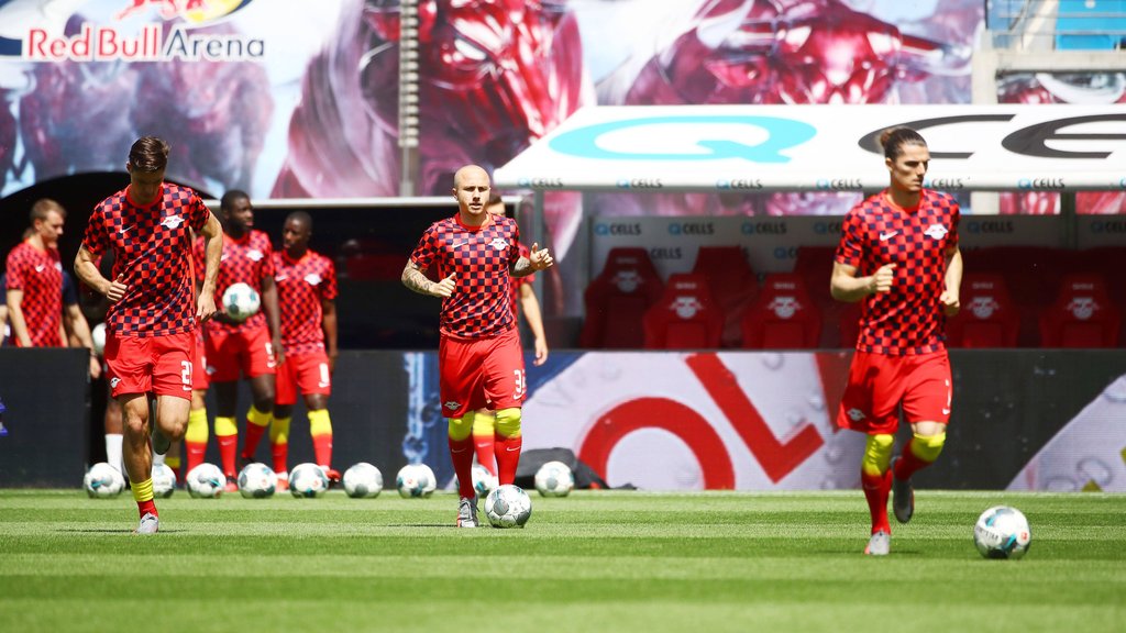 Auch 2020/21 im RB-Dress? Angeliño (Mitte) und Patrik Schick (links).