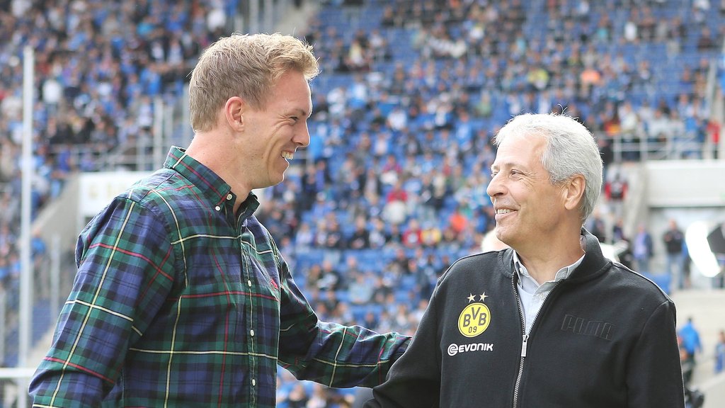 Er war Dortmunds Wunschkandidat, doch nach der Absage verpflichtete der BVB Lucien Favre: Julian Nagelsmann und der BVB-Coach.