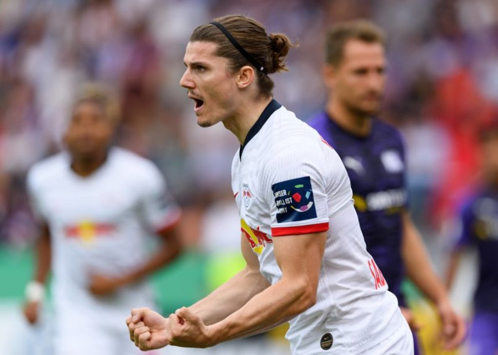 Marcel Sabitzer will auch im Spiel bei Union Berlin mit RB Leipzig voll da und erfolgreich sein.
