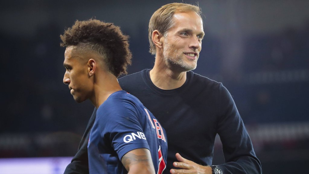 Deutsche Protagonisten bei PSG: Thilo Kehrer und Thomas Tuchel.