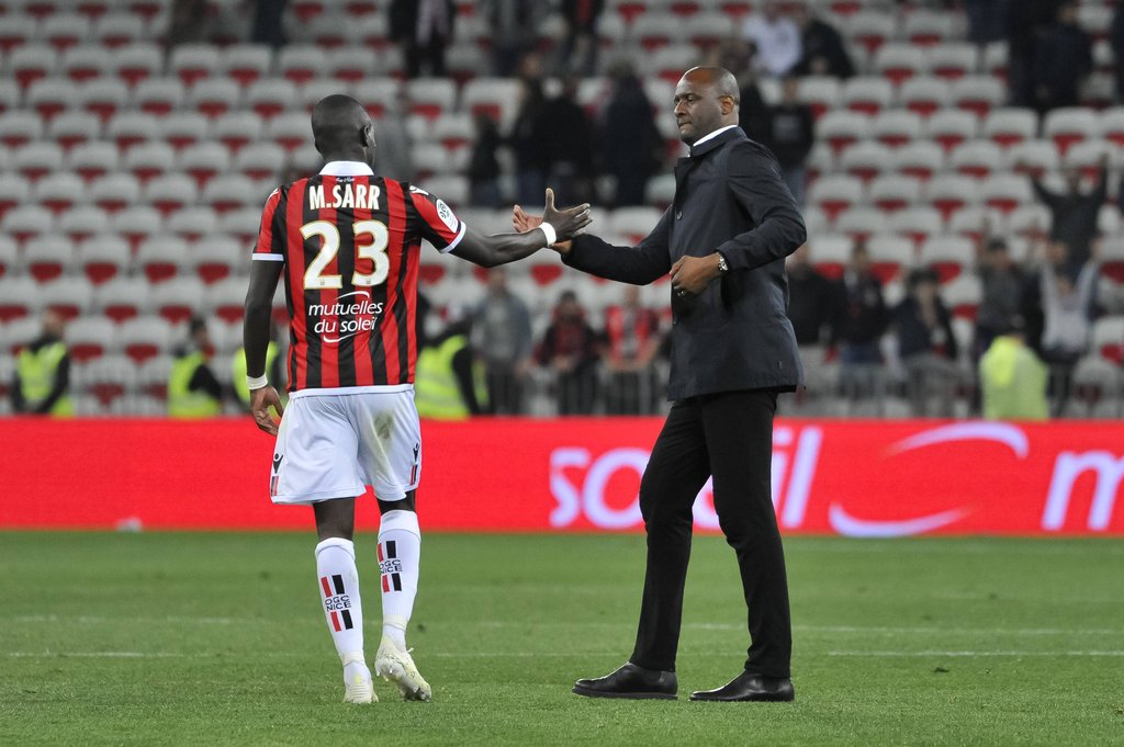 Trainiert von einem früheren Weltstar: Malang Sarr und Coach Patrick Vieira