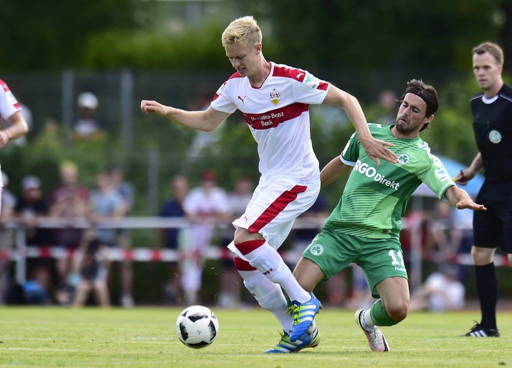 Mal wieder Kandidat in Leipzig – Timo Baumgartl vom VfB Stuttgart.