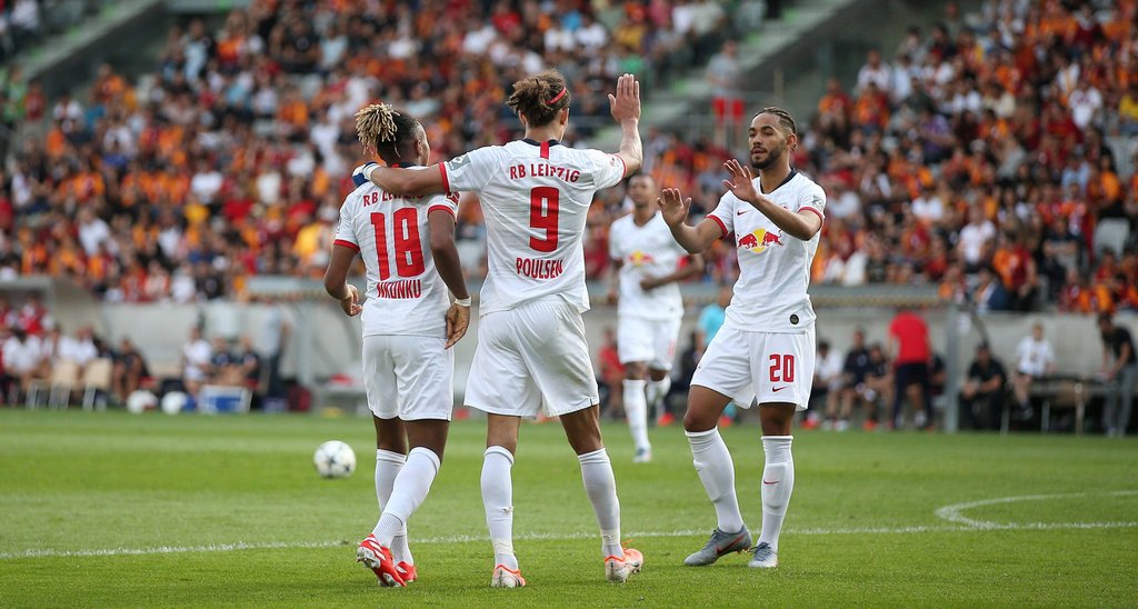 Schöpfen ihr Potenzial gerade noch nicht voll aus: Christopher Nkunku, Yussuf Poulsen und Matheus Cunha.