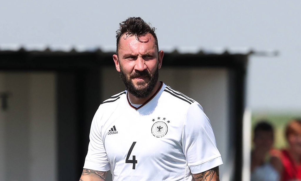 Ingo Hertzsch kickte mit ehemaligen DFB-Spielern in Moskau.