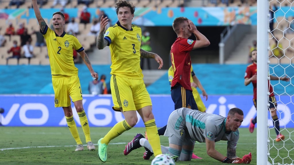 Dani Olmo hatte zwei Mal Pech.