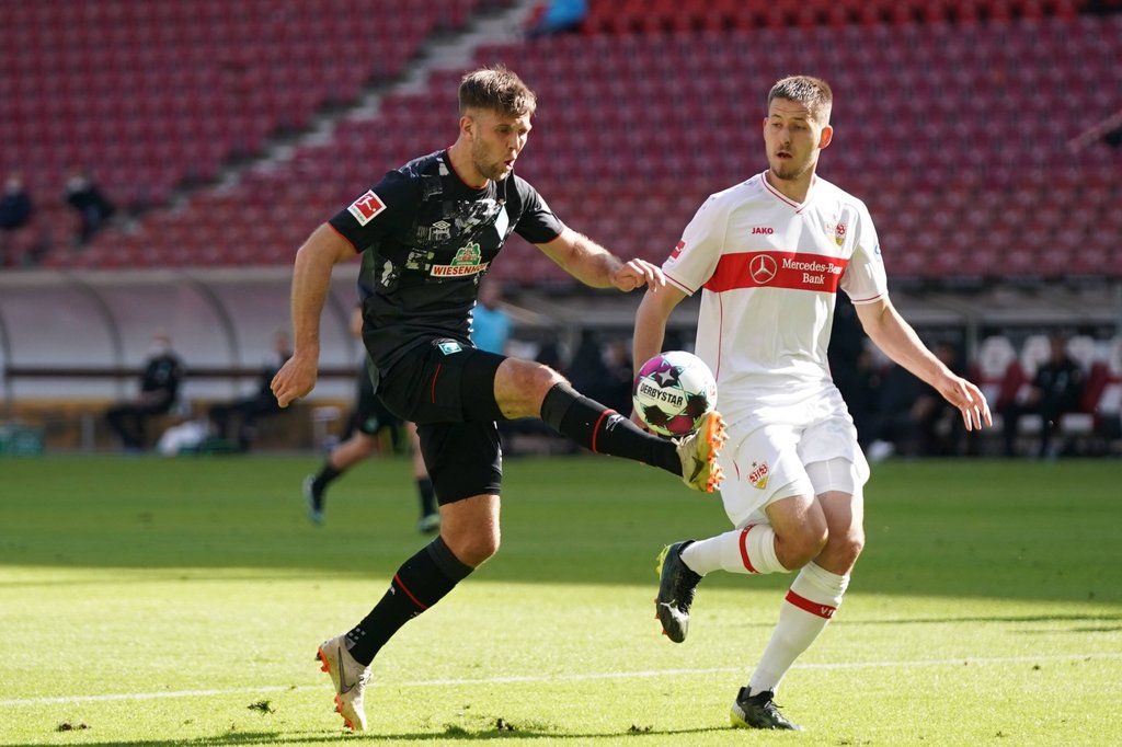 Bremens Niclas Füllkrug (l.) fällt auch gegen RB Leipzig möglicherweise aus. 
