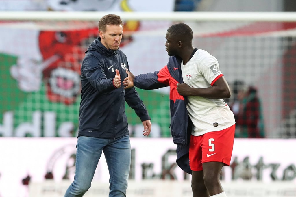Teures Duo aus Leipzig: Julian Nagelsmann und Dayot Upamecano.