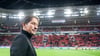 Trainer Roger Schmidt Bayer 04 Leverkusen beim Bundesligaspiel zwischen Bayer 04 Leverkusen und RB