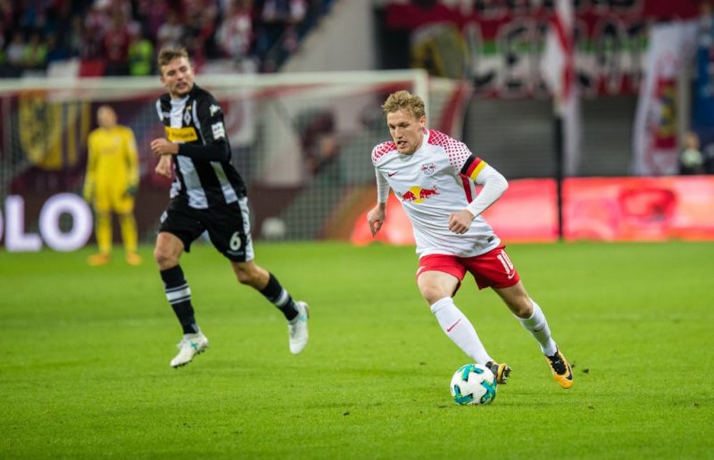 Gegen Gladbach in der vergangenen Saison war er schonmal Kapitän: Emil Forsberg
