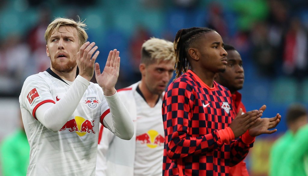Rollentausch: Forsberg (r.) muss Platz machen für Nkunku (l.)