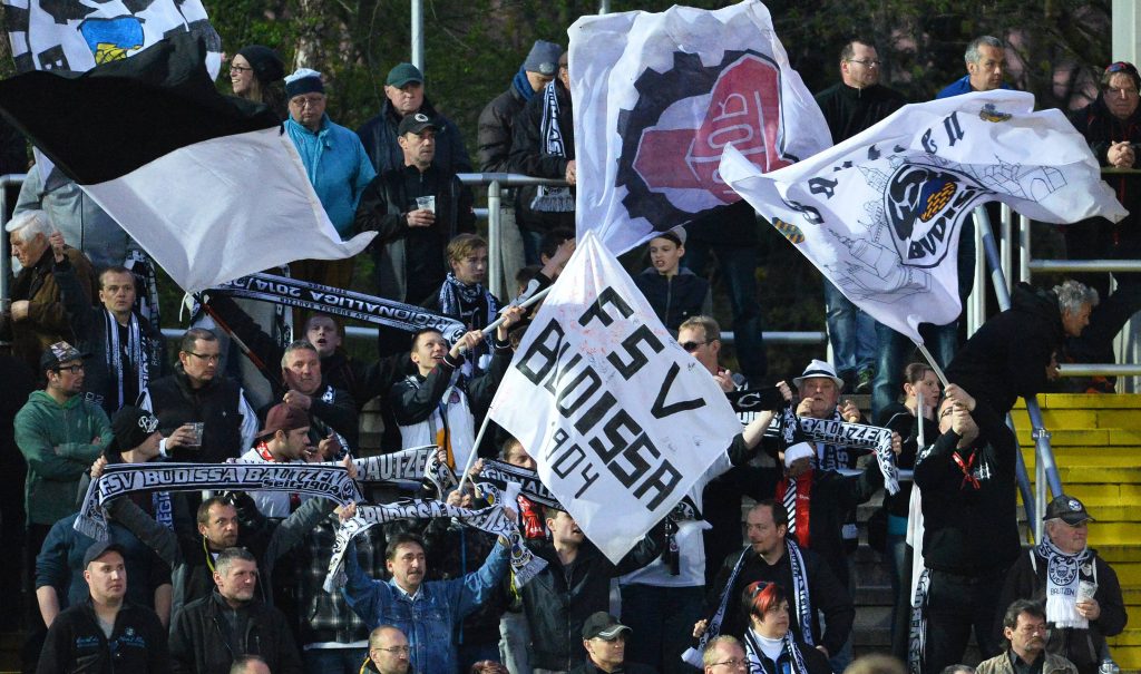 Die Bautzen-Fans konnten sich über einen Punkt gegen RB Leipzig freuen.