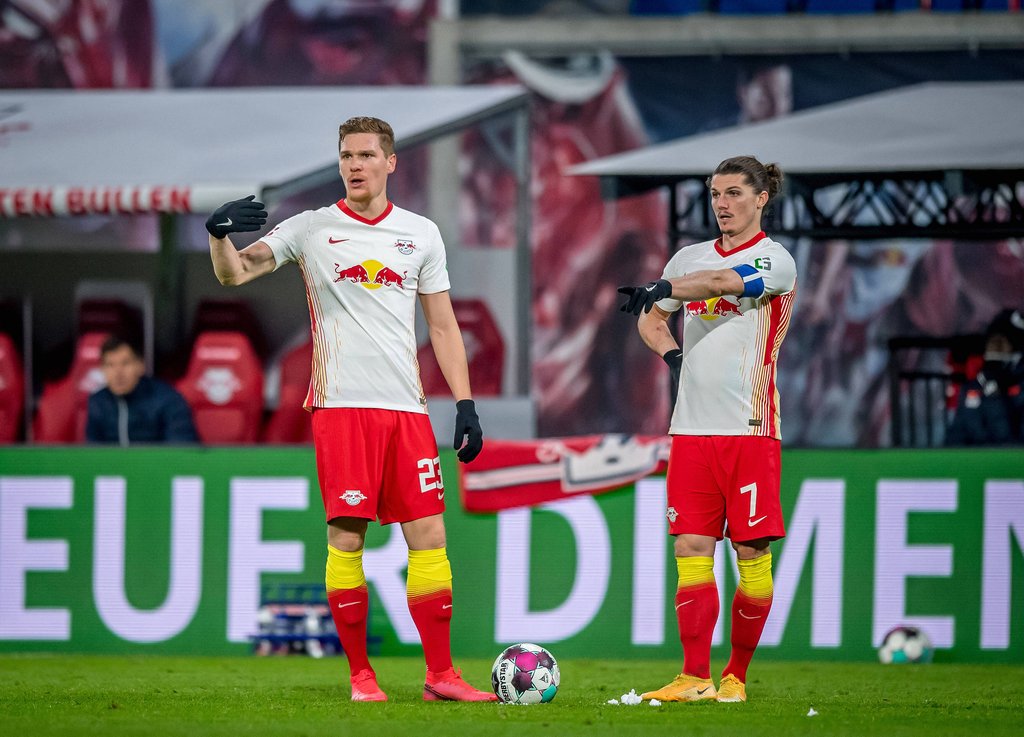 Wer kann uns ersetzen? Marcel Halstenberg und Marcel Sabitzer (r.)