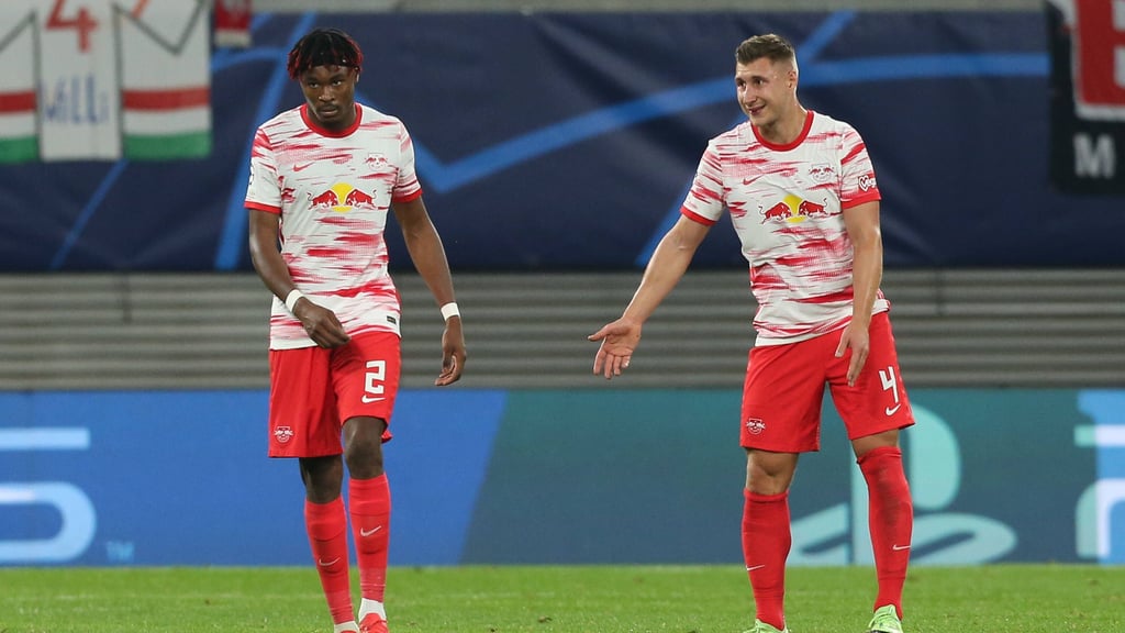 Simakan, Orban und Poulsen von RB Leipzig sind positiv auf Corona getestet worden.