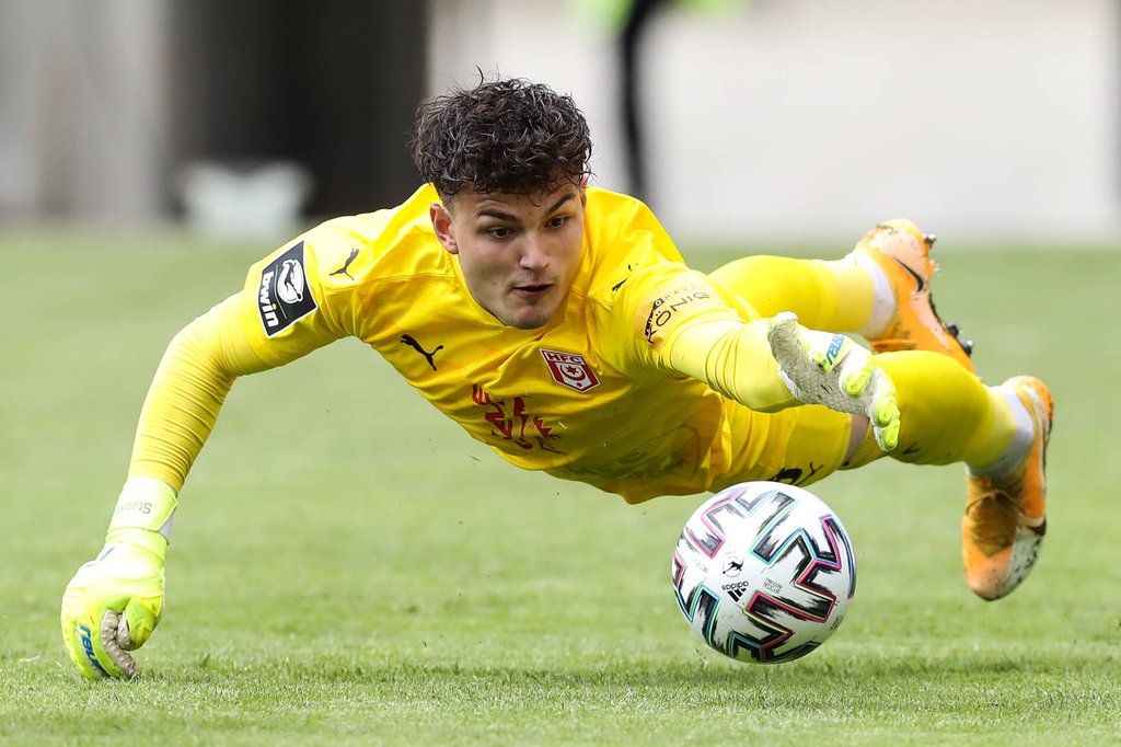 Torwart Tim Schreiber hielt beim Profi-Debüt seinen Kasten sauber.