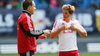 Alexander Zorniger und Dominik Kaiser hatten beim Marsch von der vierten in die zweite Liga bei RB Leipzig eine gute Zeit zusammen.