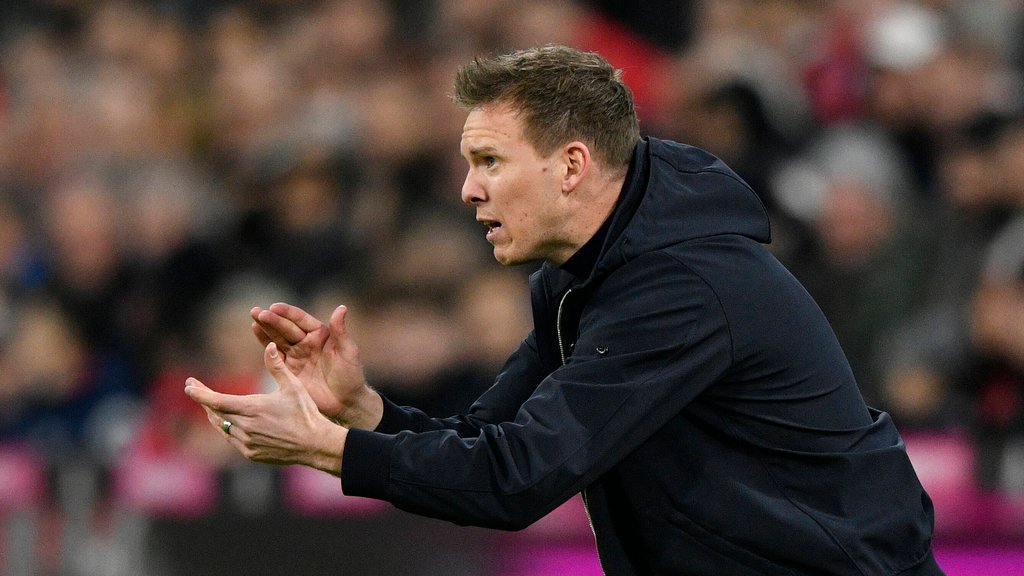 „Wir haben es uns erarbeitet, dass wir auf Schlagdistanz sind”: RB-Trainer Julian Nagelsmann in München.