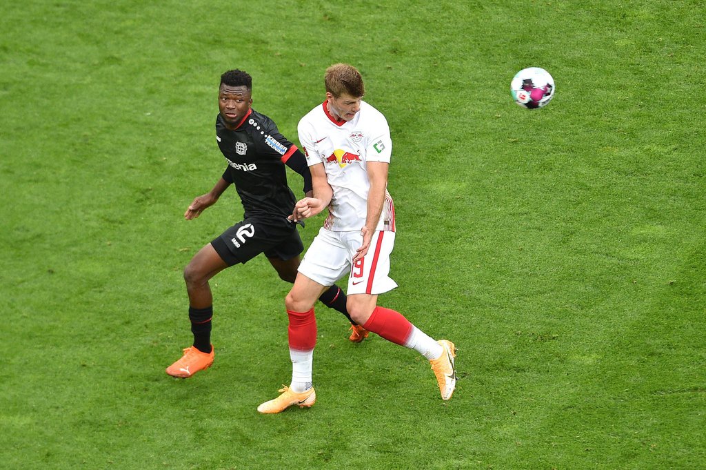 Früher als geplant ins Debüt: Alexander Sörloth (gegen Edmond Tapsoba)