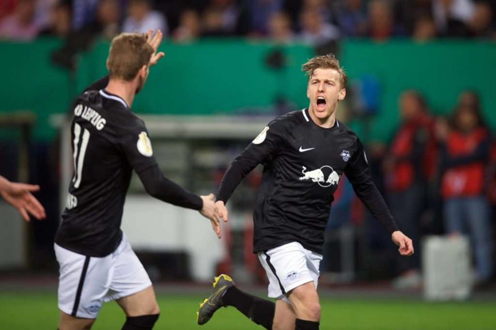 Markus Krösche und Julian Nagelsmann wollen Emil Forsberg und Timo Werner bei RB Leipzig halten.