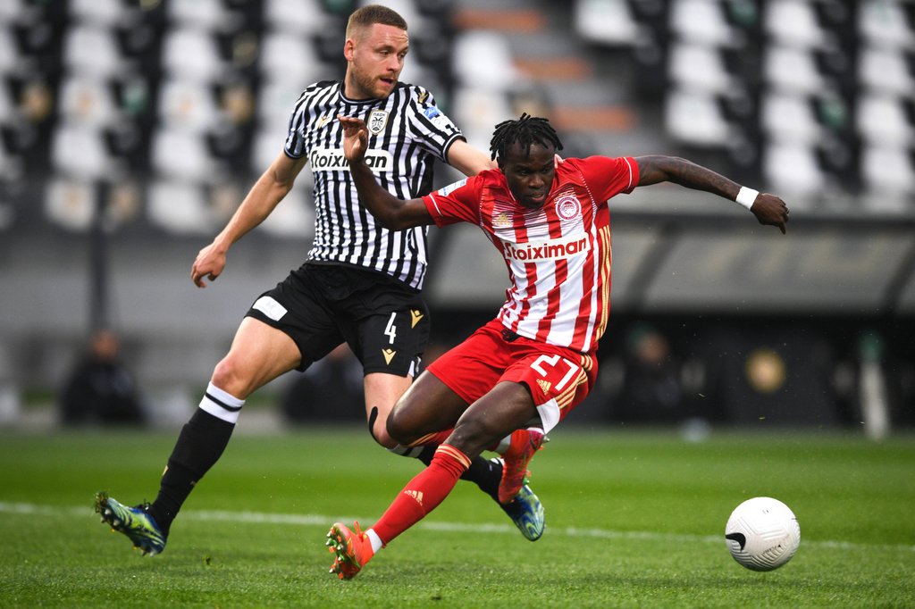 Gespielt und verloren: Bruma in der Partie gegen Saloniki