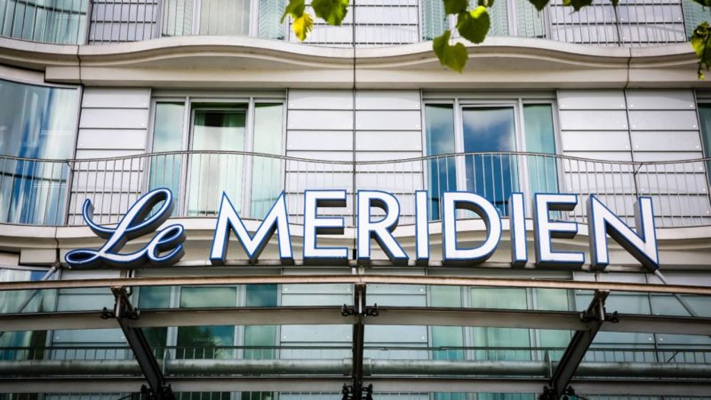 RB Leipzig hat die Nacht vor dem DFB-Pokal-Spiel im Hotel Le Meridien in Hamburg verbracht.